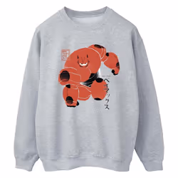 Disney - Sweat BIG HERO - Femme (Gris chiné)