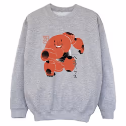 Disney - Sweat BIG HERO - Garçon (Gris chiné)
