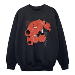 Disney - Sweat BIG HERO - Fille (Noir)