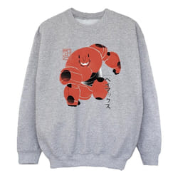 Disney - Sweat BIG HERO - Fille (Gris chiné)