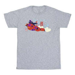 Disney - T-shirt BIG HERO - Homme (Gris chiné)