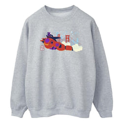 Disney - Sweat BIG HERO - Homme (Gris chiné)