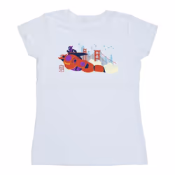 Disney - T-shirt BIG HERO - Femme (Blanc)