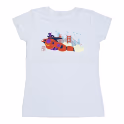 Disney - T-shirt BIG HERO - Femme (Blanc)
