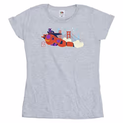 Disney - T-shirt BIG HERO - Femme (Gris chiné)