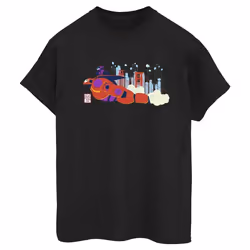 Disney - T-shirt BIG HERO - Femme (Noir)