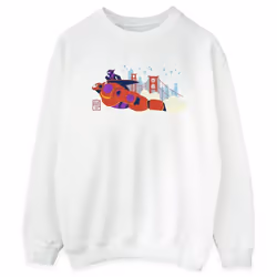 Disney - Sweat BIG HERO - Femme (Blanc)