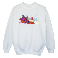 Disney - Sweat BIG HERO - Garçon (Blanc)