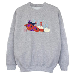 Disney - Sweat BIG HERO - Garçon (Gris chiné)