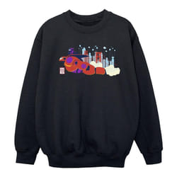 Disney - Sweat BIG HERO - Fille (Noir)