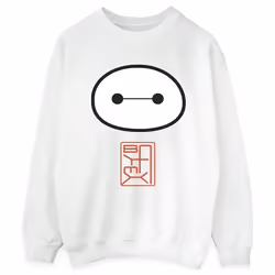 Disney - Sweat BIG HERO - Femme (Blanc)