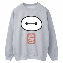 Disney - Sweat BIG HERO - Femme (Gris chiné)