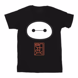 Disney - T-shirt BIG HERO - Garçon (Noir)