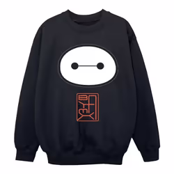 Disney - Sweat BIG HERO - Fille (Noir)
