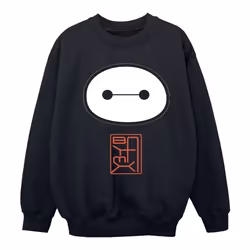 Disney - Sweat BIG HERO - Fille (Noir)