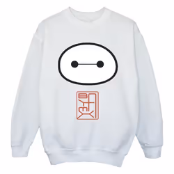Disney - Sweat BIG HERO - Fille (Blanc)