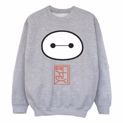 Disney - Sweat BIG HERO - Fille (Gris chiné)