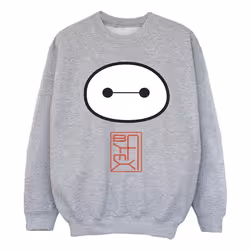 Disney - Sweat BIG HERO - Fille (Gris chiné)