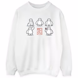 Disney - Sweat BIG HERO - Homme (Blanc)