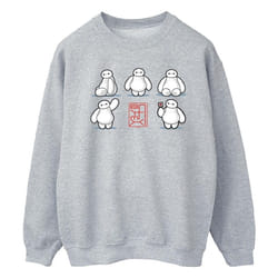 Disney - Sweat BIG HERO - Homme (Gris chiné)