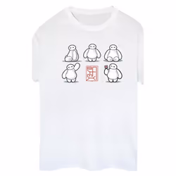 Disney - T-shirt BIG HERO - Femme (Blanc)