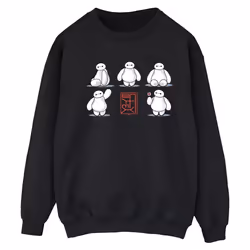 Disney - Sweat BIG HERO - Femme (Noir)