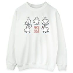 Disney - Sweat BIG HERO - Femme (Blanc)