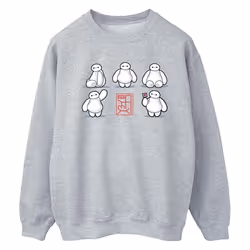 Disney - Sweat BIG HERO - Femme (Gris chiné)