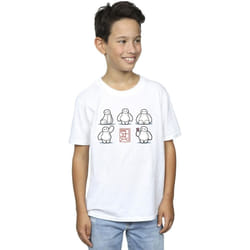 Disney - T-shirt BIG HERO - Garçon (Blanc)