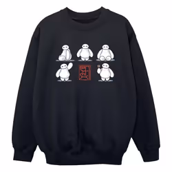 Disney - Sweat BIG HERO - Garçon (Noir)