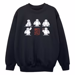 Disney - Sweat BIG HERO - Garçon (Noir)