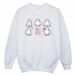 Disney - Sweat BIG HERO - Garçon (Blanc)