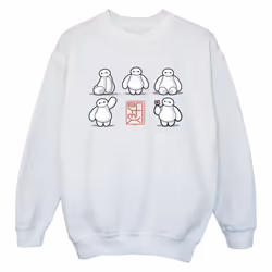Disney - Sweat BIG HERO - Garçon (Blanc)