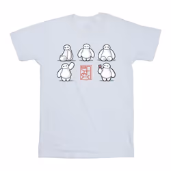 Disney - T-shirt BIG HERO - Fille (Blanc)