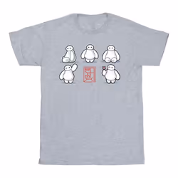 Disney - T-shirt BIG HERO - Fille (Gris chiné)