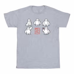 Disney - T-shirt BIG HERO - Fille (Gris chiné)