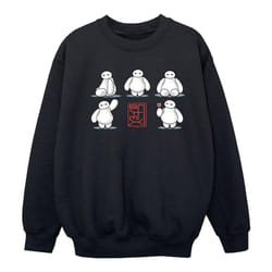 Disney - Sweat BIG HERO - Fille (Noir)