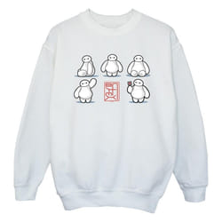 Disney - Sweat BIG HERO - Fille (Blanc)