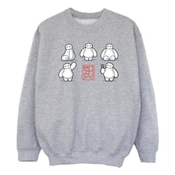 Disney - Sweat BIG HERO - Fille (Gris chiné)