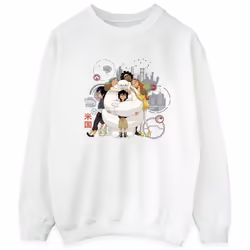 Disney - Sweat BIG HERO - Homme (Blanc)