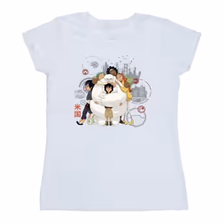 Disney - T-shirt BIG HERO - Femme (Blanc)