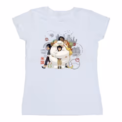 Disney - T-shirt BIG HERO - Femme (Blanc)
