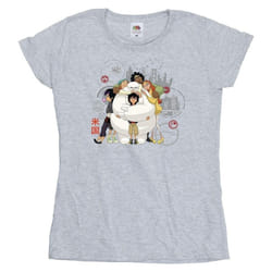Disney - T-shirt BIG HERO - Femme (Gris chiné)