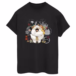 Disney - T-shirt BIG HERO - Femme (Noir)