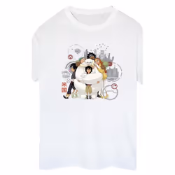 Disney - T-shirt BIG HERO - Femme (Blanc)