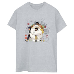 Disney - T-shirt BIG HERO - Femme (Gris chiné)