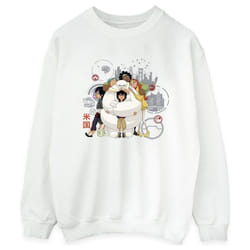 Disney - Sweat BIG HERO - Femme (Blanc)