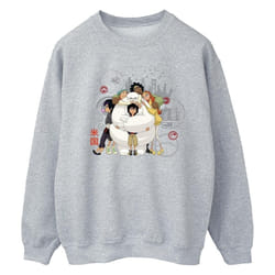 Disney - Sweat BIG HERO - Femme (Gris chiné)