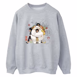 Disney - Sweat BIG HERO - Femme (Gris chiné)