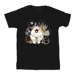 Disney - T-shirt BIG HERO - Garçon (Noir)